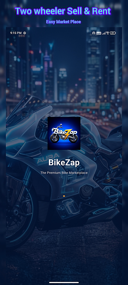 BikeZap app screenshot